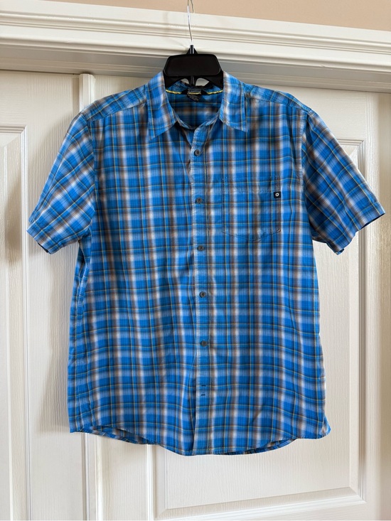 Marmot Other - Marmot Blue Plaid Short Sleeve Shirt Large